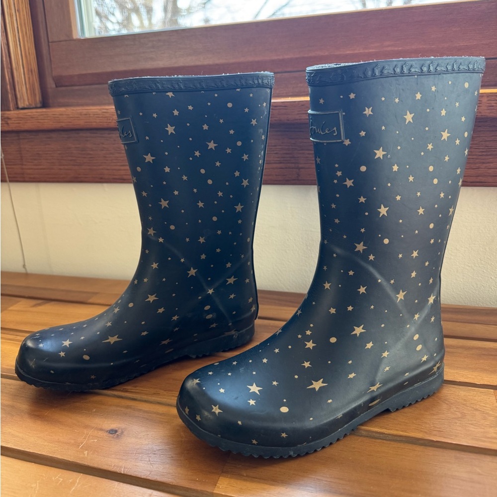 Joules star print rain boot - US 2 (little kid) - Picture 4 of 8